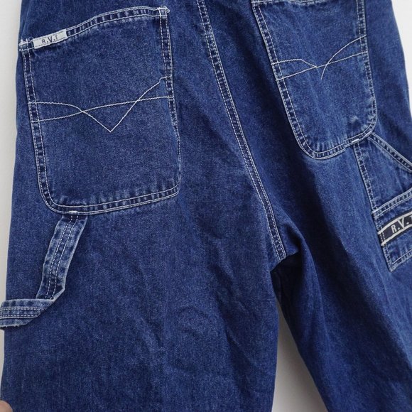 Vintage 90s RVT Women's Utility Carpenter Overall M/L - Picture 6 of 8